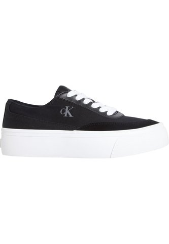 Tenis Multicolor De Lona Con Plataforma Calvin Klein Calvin Klein