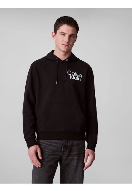 Buzo Negro Con Capota Calvin Klein