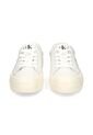 Tenis Blanco De Plataforma De Cuero Calvin Klein de Calvin Klein