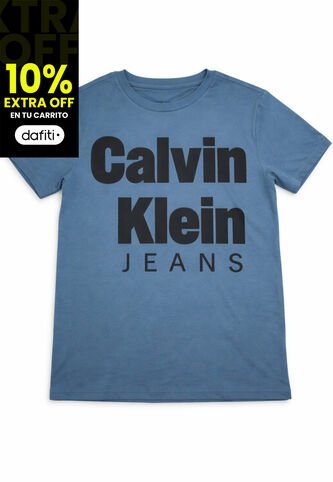 Camiseta Beige De Manga Corta Con Gráfico Dope Calvin Klein Calvin Klein