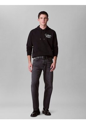 Buzo Negro Con Capota Calvin Klein