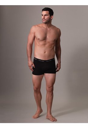 Pack Negro De 3 Boxer Trunk - Cotton Stretch Calvin Klein