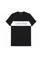 Camiseta Negra Iconic Con Logo En Bloque Calvin Klein de Calvin Klein