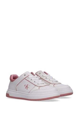 Tenis Blanco De Corte Bajo Con Cordones Calvin Klein Calvin Klein