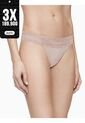 Pantie Beige En Microfibra Tipo Tanga Calvin Klein de Calvin Klein