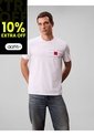 Camiseta Blanca Con Estampado Gráfico Red Box New York City Calvin Klein de Calvin Klein