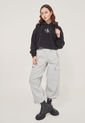 Hoodie Negro-Plateado Calvin Klein de Calvin Klein