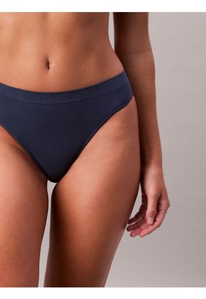 Tanga Negra Con Logo Atonal Calvin Klein