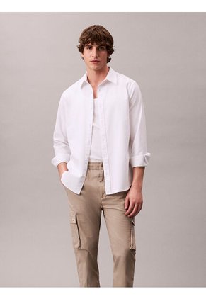 Pantalones Beige Cargo Skinny De Ripstop Calvin Klein