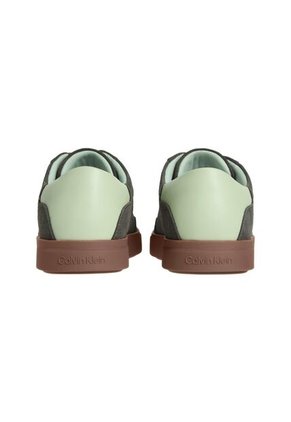 Tenis Verde De Ante De Perfil Bajo Calvin Klein