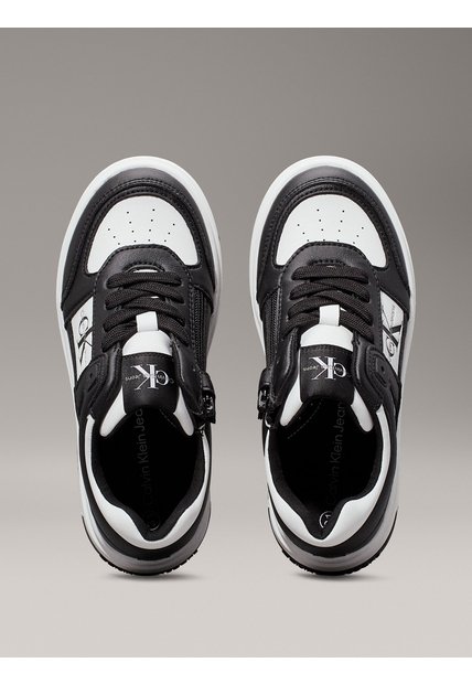Tenis Negro Basket Con Cremallera Para Niño Calvin Klein
