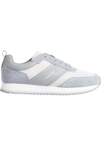 Tenis Gris Low Top Lace Up Calvin Klein Calvin Klein