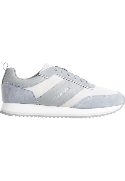 Tenis Gris Low Top Lace Up Calvin Klein