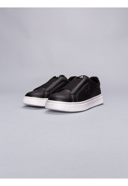 Tenis Negro Niña Con Banda Elástica Calvin Klein