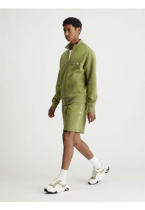 Bermuda Verde Con Cinta Distintiva En Los Laterales Calvin Klein