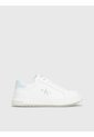 Tenis Blancos Para Niña CK Jeans Con Detalle Celeste Calvin Klein de Calvin Klein