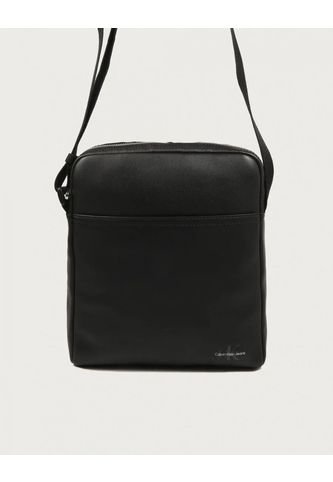Bolso Negro Reporter Monocromático Con Logo Calvin Klein Calvin Klein