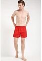 Pantaloneta Roja De Pijama De Popelín De Algodón Calvin Klein de Calvin Klein