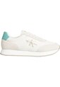 Tenis Blanco Retro Runner Con Monograma Calvin Klein de Calvin Klein