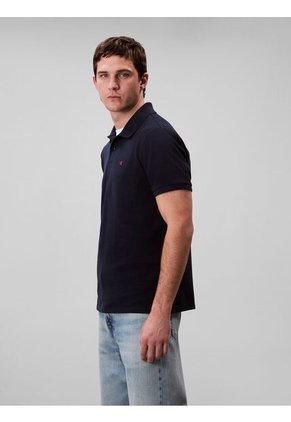 Polo Azul Clásico De Piqué De Algodón Calvin Klein