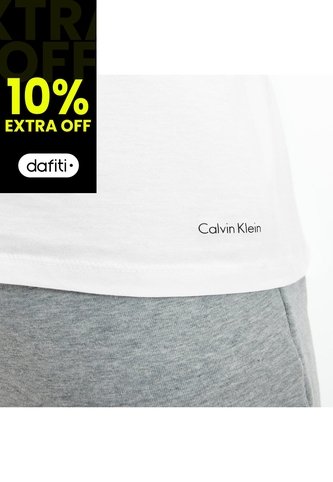 Paquete De 3 Camisetas Blancas Cuello V Calvin Klein Calvin Klein
