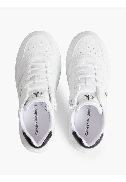 Tenis Bajas Para Niño Blanco Calvin Klein