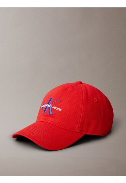 Gorra Roja Con Monograma Bordado Calvin Klein