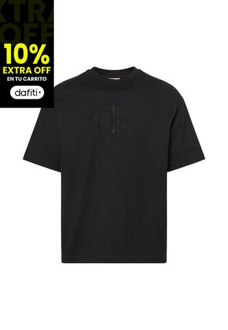 Camiseta Negra Con Logotipo Hero Calvin Klein Calvin Klein