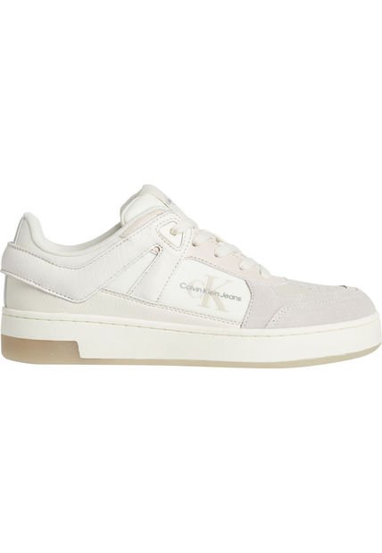 Tenis Beige Basket Cupsole Low Calvin Klein