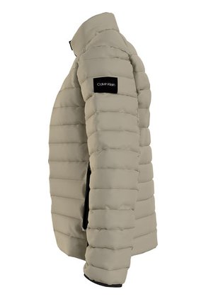 Chaqueta Beige De Plumas De Materiales Reciclados Calvin Klein