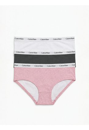 Paquete Multicolor De 3 Hipster Para Niñas Calvin Klein