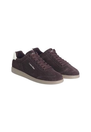 Tenis Café De Corte Bajo Con Textura De Gamuza Calvin Klein