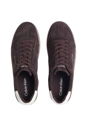Tenis Café De Corte Bajo Con Textura De Gamuza Calvin Klein