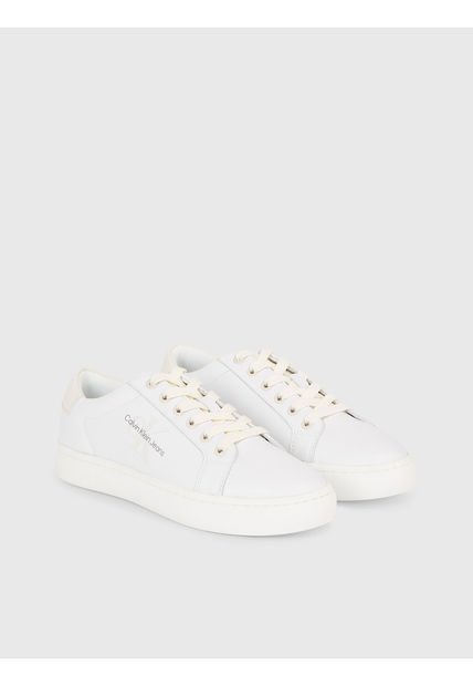 Tenis Blanco Classic Cupsole De Cuero Calvin Klein