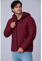 Chaqueta Vinotinto Acolchada Con Capota Calvin Klein de Calvin Klein