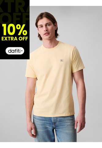 Camiseta Amarilla Classic Con Monograma Calvin Klein Calvin Klein