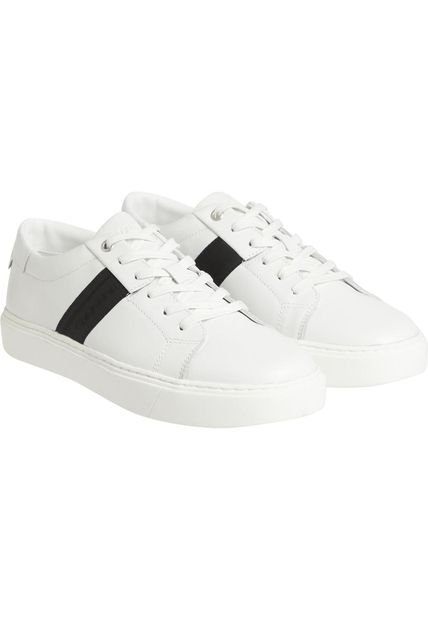 Tenis Casual Con Raya Diagonal En El Lateral Para Hombre Calvin Klein