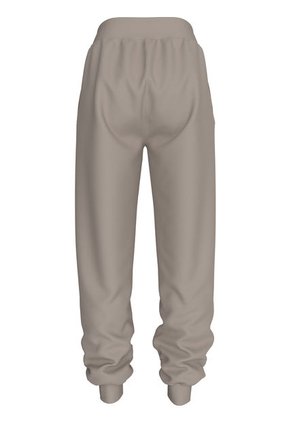 Pantalón Beige De Chándal De Felpa Con Monograma Calvin Klein