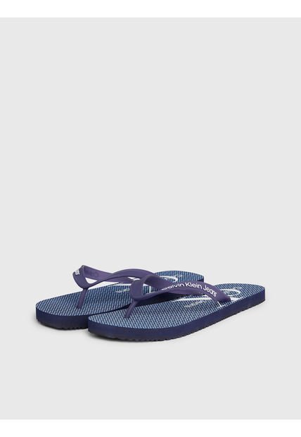 Sandalias Azul De Piscina Para Hombre Calvin Klein