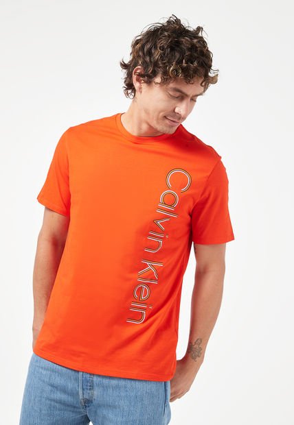 Camiseta Naranja  Calvin Klein