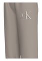 Pantalón Beige De Chándal De Felpa Con Monograma Calvin Klein de Calvin Klein
