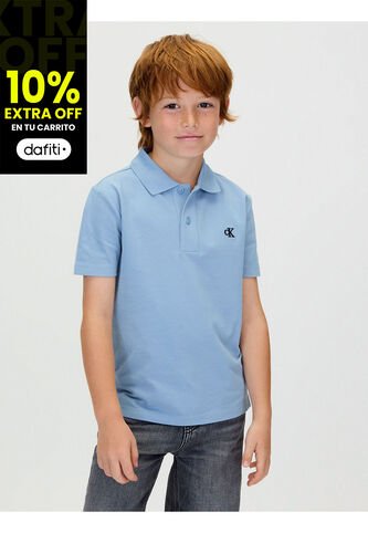 Polo Multicolor De Piqué Elástico Calvin Klein Calvin Klein