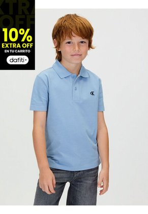 Polo Multicolor De Piqué Elástico Calvin Klein