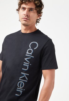 Camiseta Negro-Blanco-Azul Calvin Klein