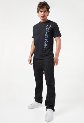 Camiseta Negro-Blanco-Azul Calvin Klein