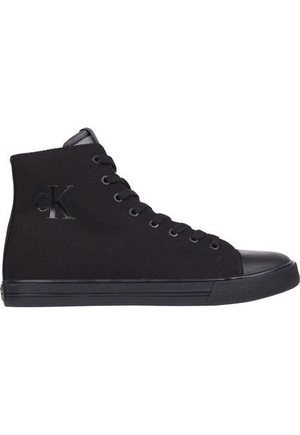 Tenis Negro Altos Vulcanizados Para Hombre Calvin Klein