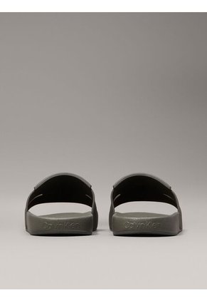 Sandalias Verde Con Logotipo Calvin Klein