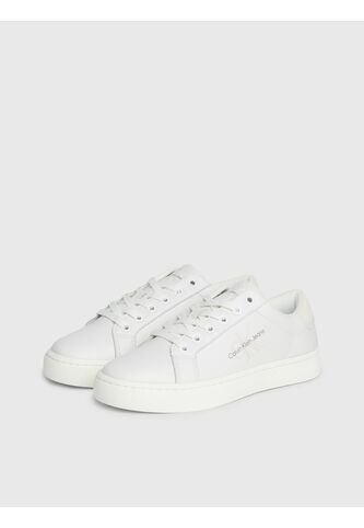 Tenis Blanco Classic Cupsole De Cuero Calvin Klein Calvin Klein