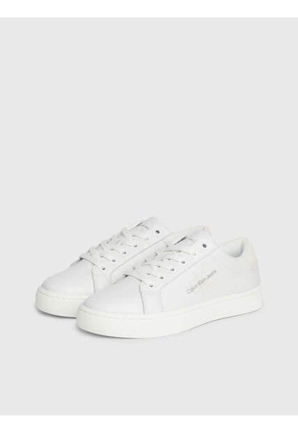 Tenis Blanco Classic Cupsole De Cuero Calvin Klein