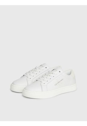 Tenis Blanco Classic Cupsole De Cuero Calvin Klein